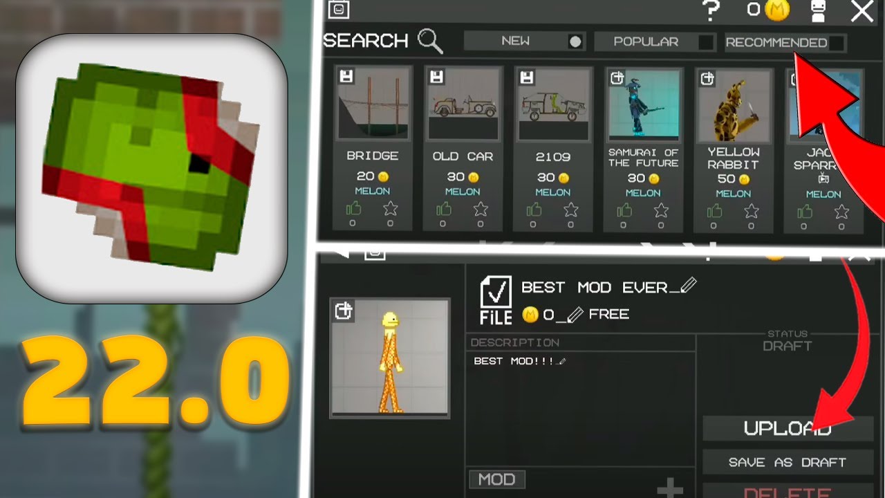 ✓NEW UPDATE 22.0 in MELON PLAYGROUND  NEW WORKSHOP LEAN