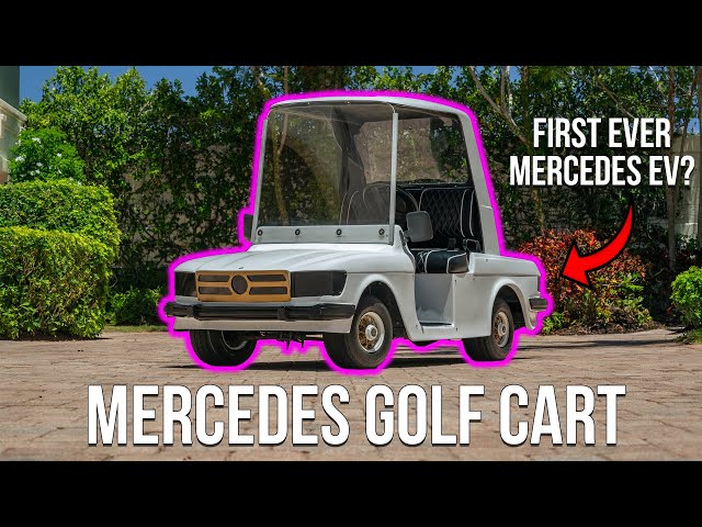 The FIRST Mercedes EV? SL GOLF CART FROM THE 80's! - YouTube