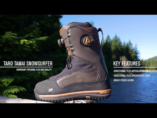 K2 TARO TAMAI SNOWSURFER—2018 Snowboard Boots - YouTube