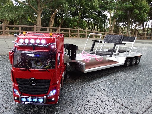 タミヤ ラジコントレーラー 子供を乗せるために自作トレーラー製作