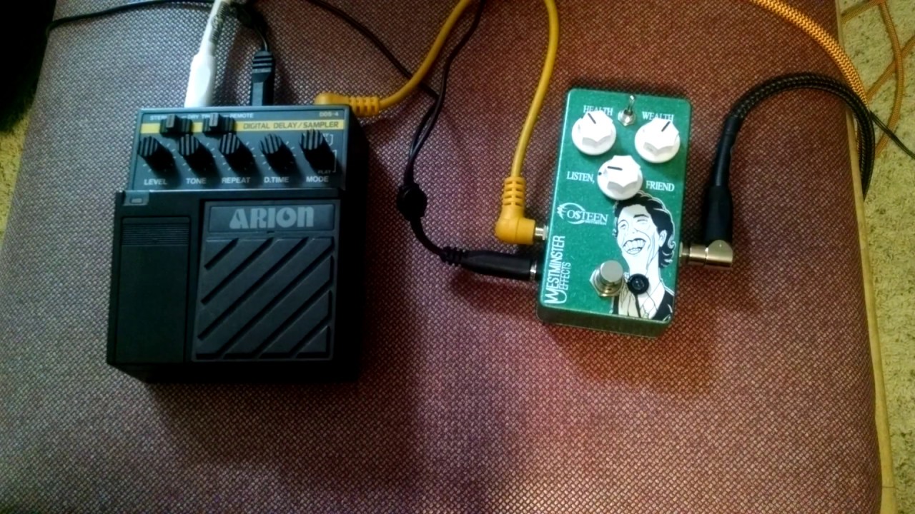 DDS-4 = ARION DIGITAL DELAY/SAMPLER GUITAR PEDAL - YouTube