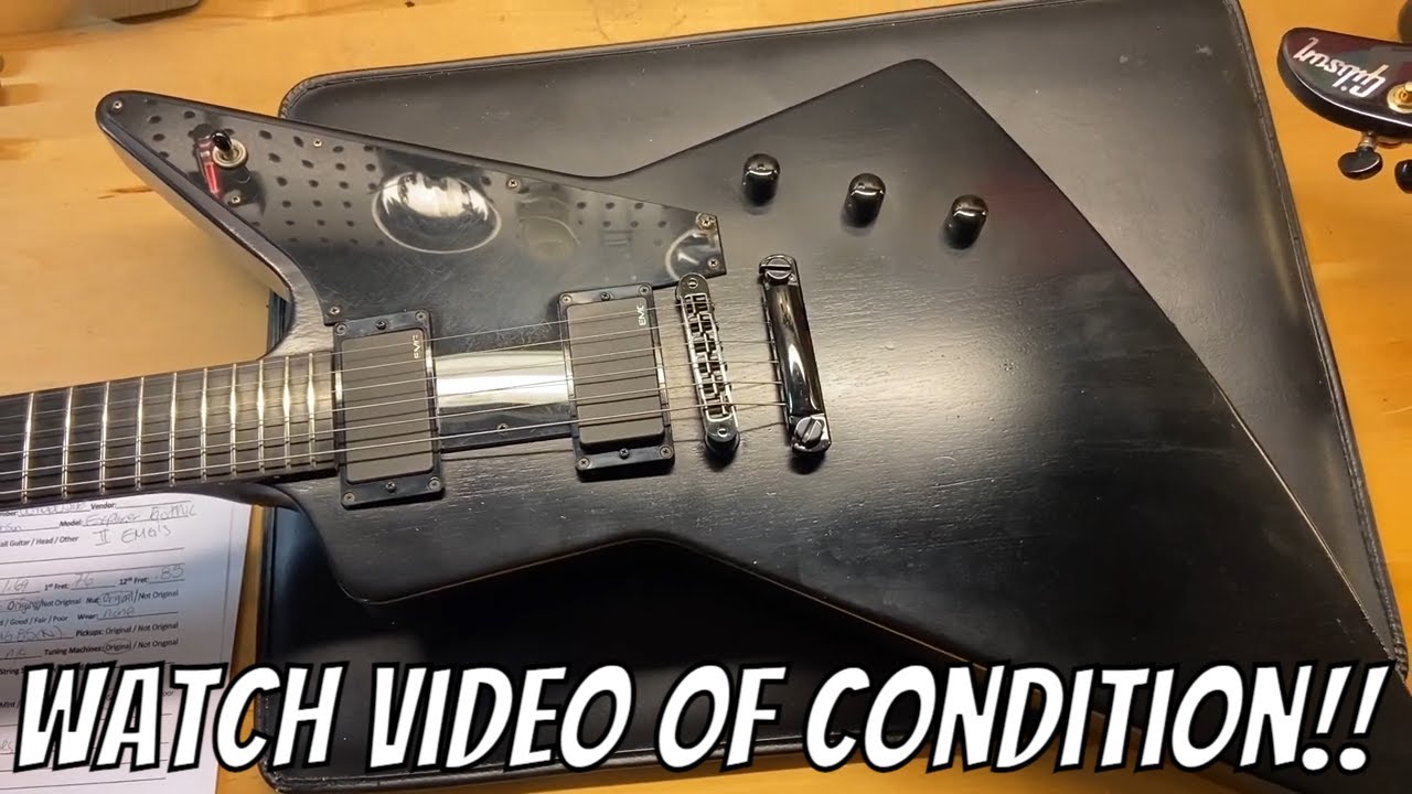 2006 Gibson Explorer Gothic II EMG - YouTube