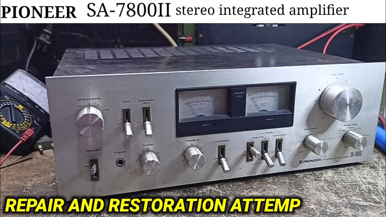 Pioneer SA-7800II ジャンク Partial Tested 中古 〇t1985【ジャンク