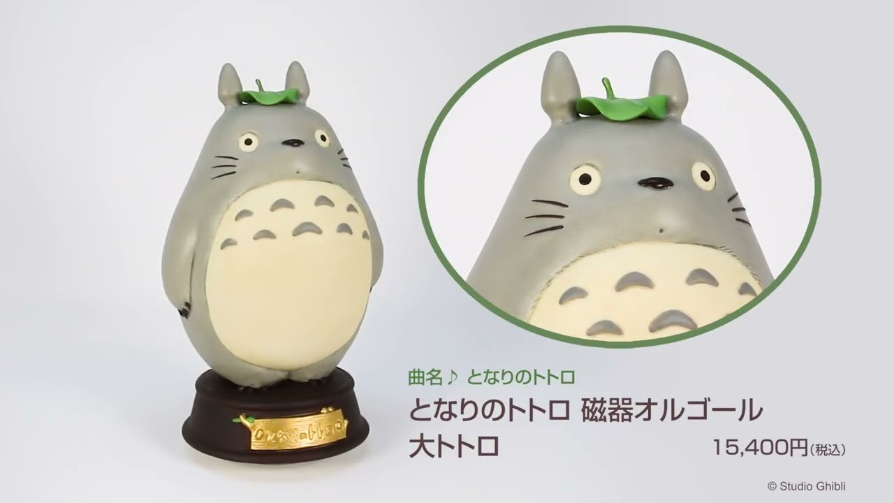 となりのトトロ 磁器オルゴール 大トトロ|【ぬいぐるみのセキグチ