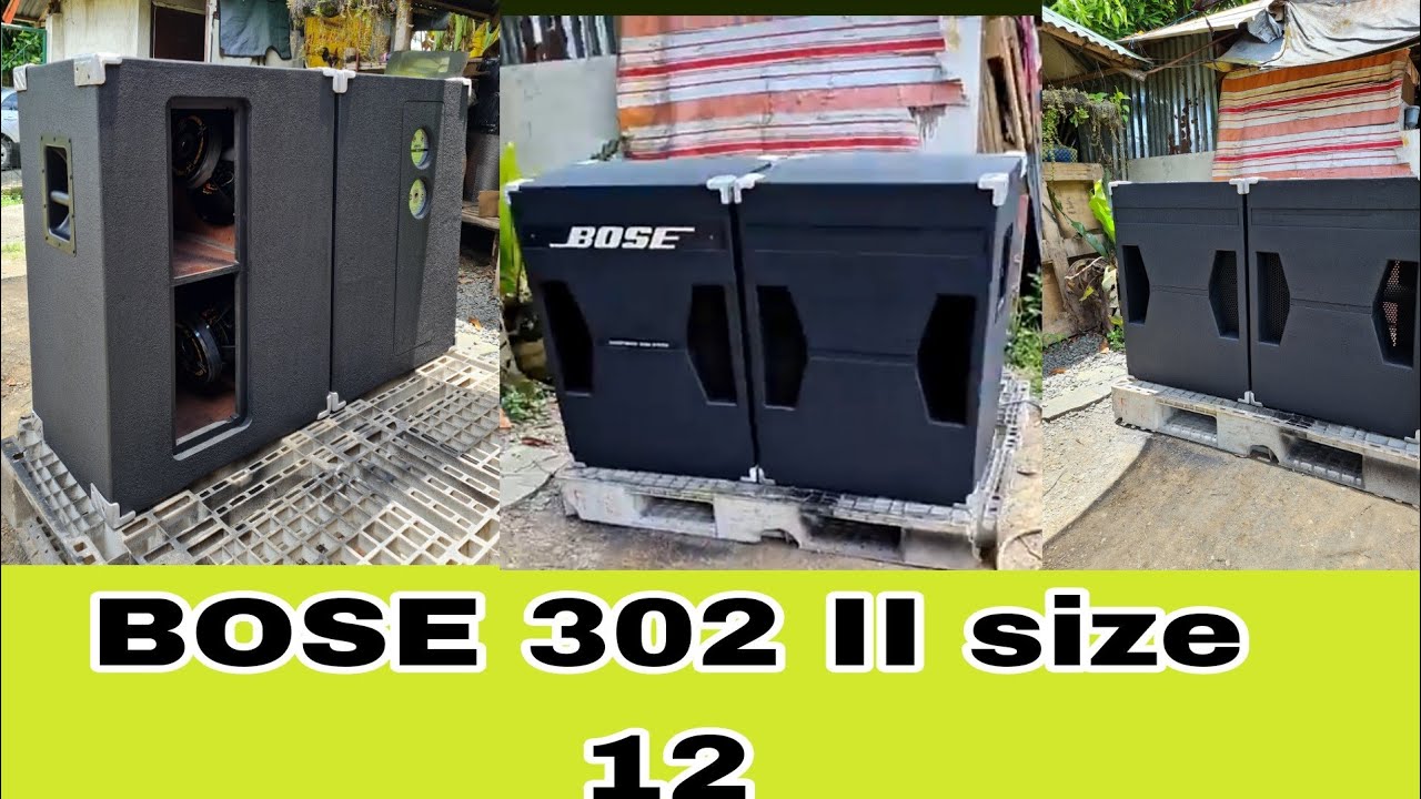 Soundcheck: Bose 302 ll rebox + 1 box.. [ acoustimass bass system