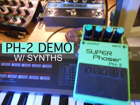 Boss/Roland PH-2 Super Phaser Pedal Demo w/ Synthesizers #8 - YouTube
