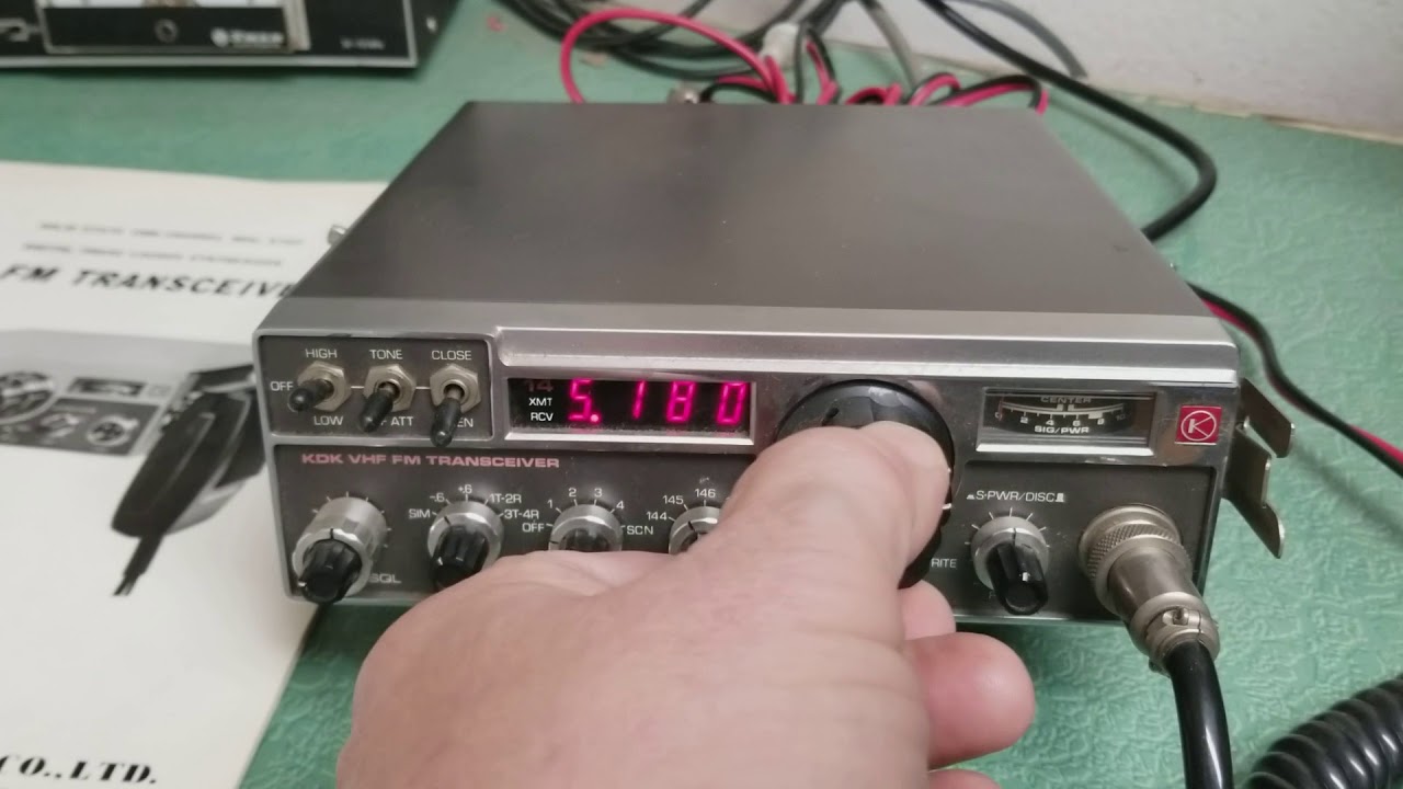 KDK FM-2016A 2 Meter Mobile Transceiver - YouTube