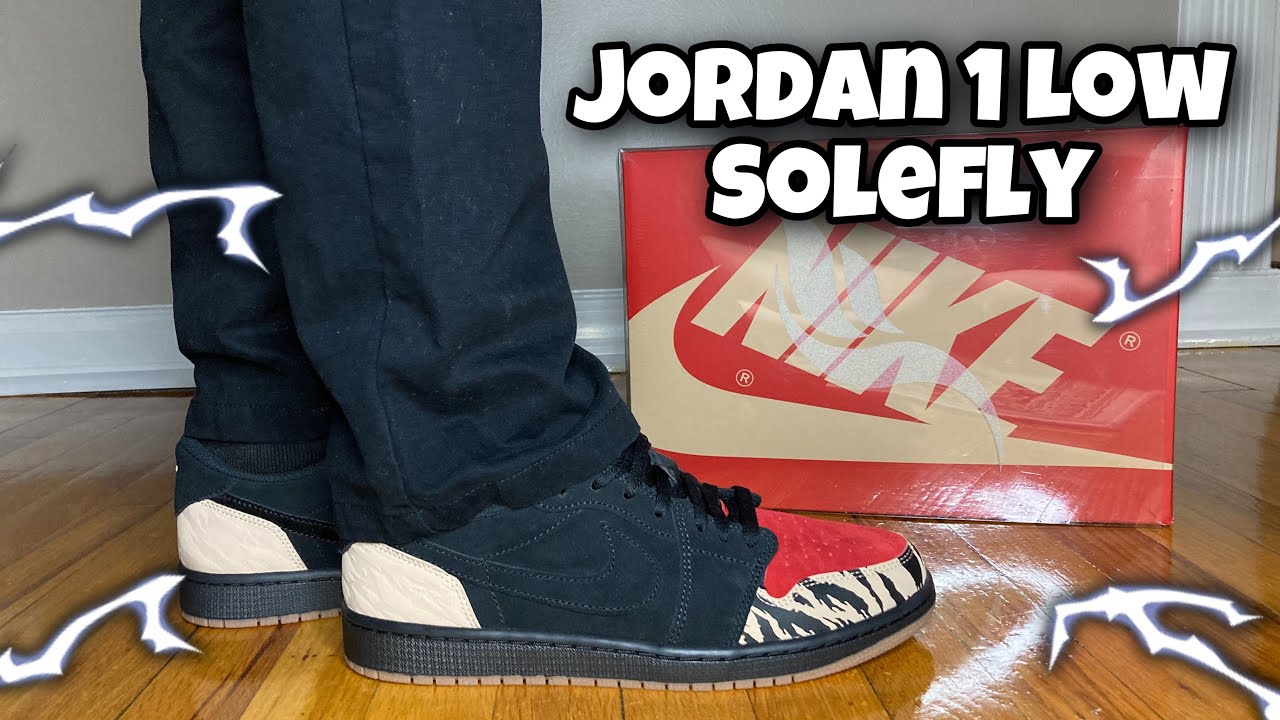 Jordan 1 Low Solefly Review & On Feet! - YouTube