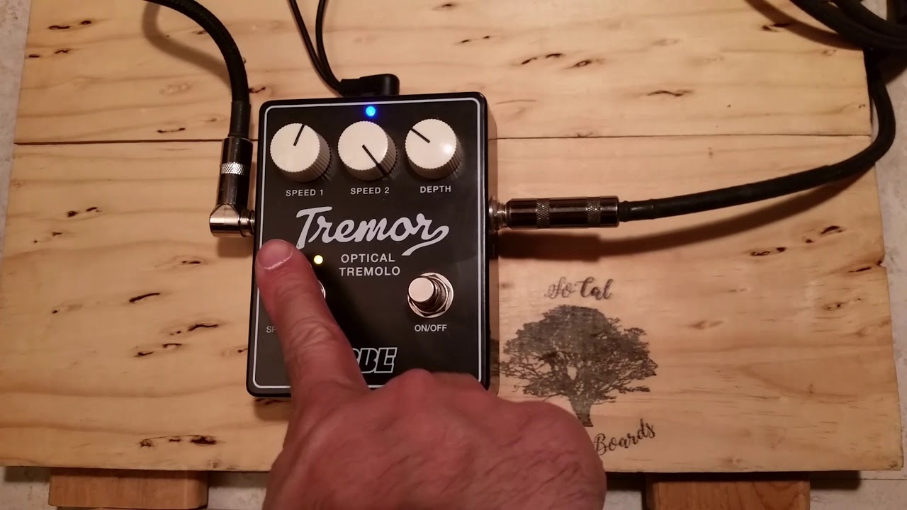 BBE Tremor Tremolo Pedal Demo/Review - YouTube