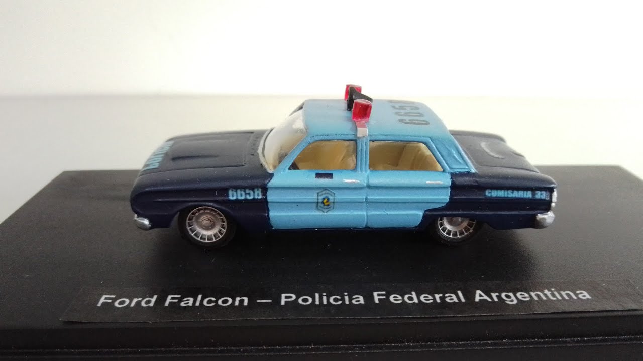 Ford Falcon Policia Federal, Buby 1/64 - YouTube