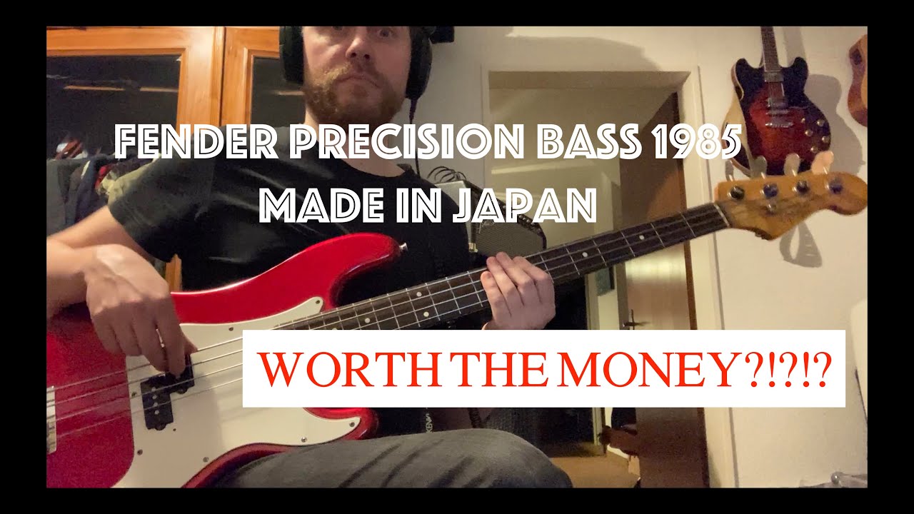IS IT A KEEPER??? FENDER Precision Bass 1985 - Made in Japan - YouTube