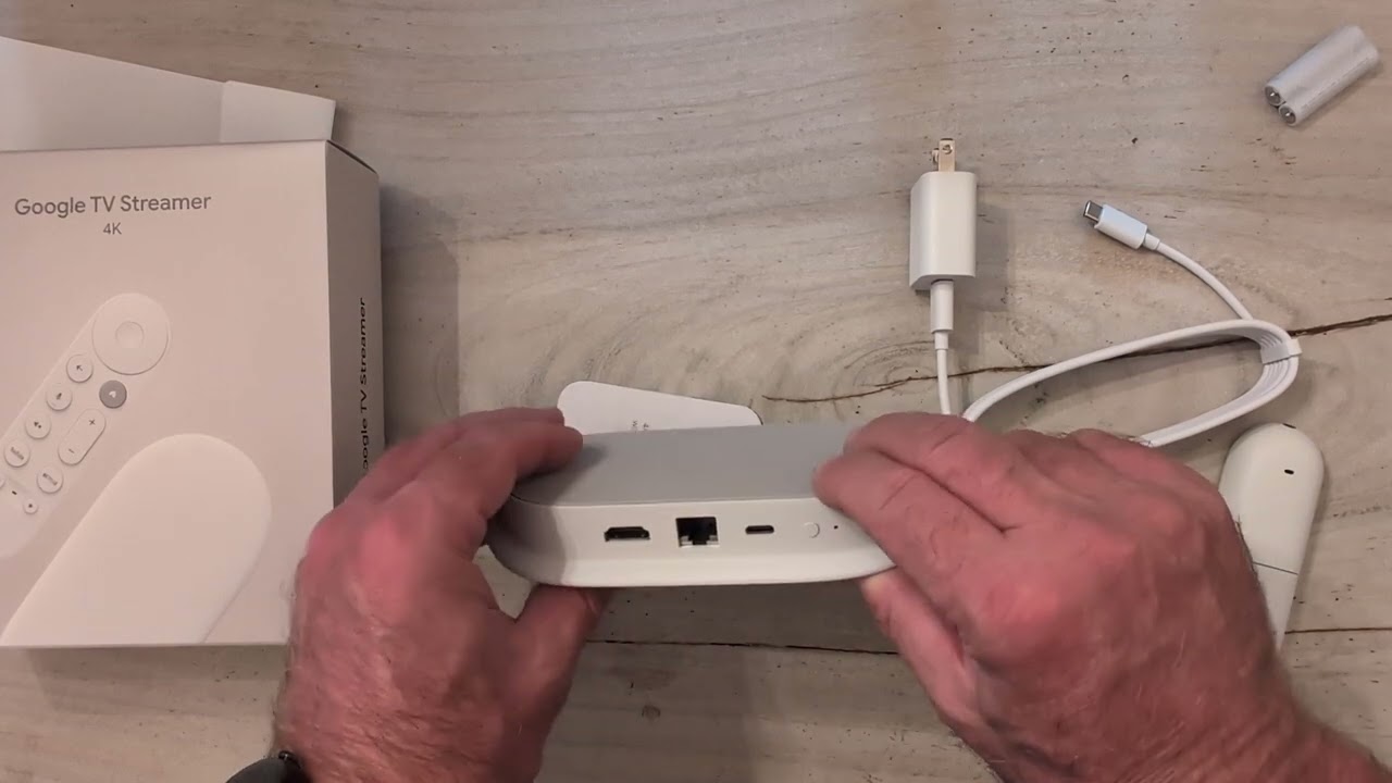 First Look - Open Box - Google TV Streamer 4k - Porcelain - YouTube