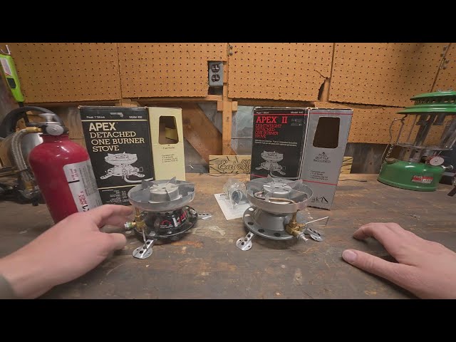 Showdown of the Coleman Apex Stoves - YouTube