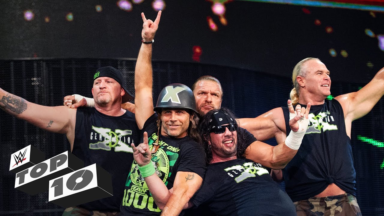 D-Generation X's greatest moments: WWE Top 10, Oct. 1, 2018 - YouTube