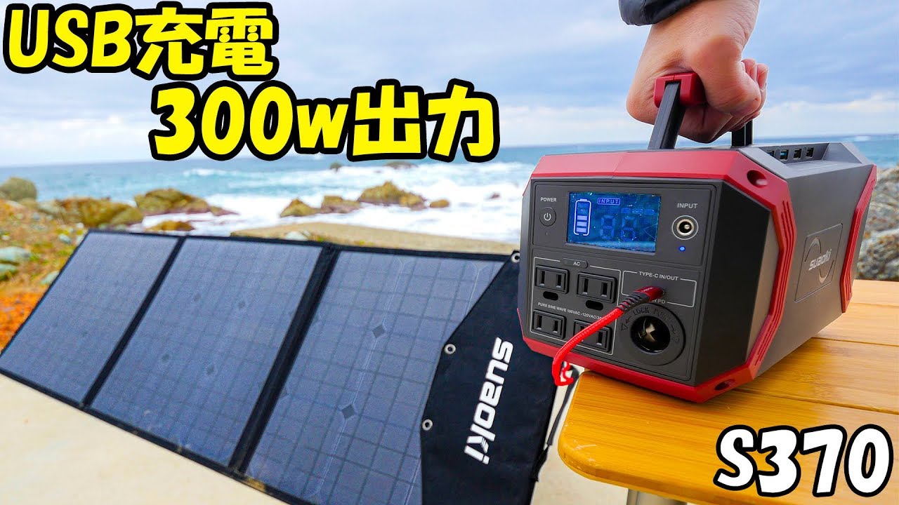 Charge the device via USB! New release! Suaoki portable power