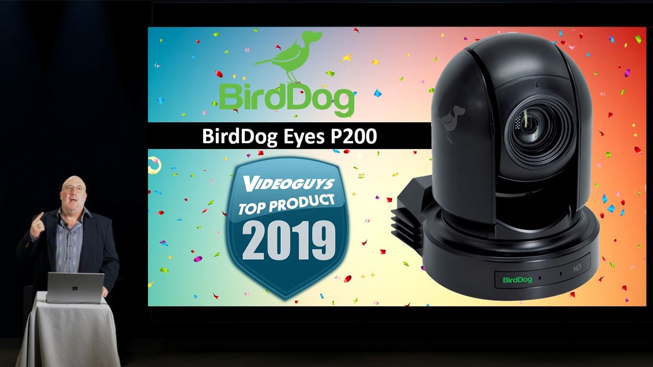 30倍ズーム・HDMI/3G-SDI同時出力！BirdDog Eyes P200 フルNDI PTZ