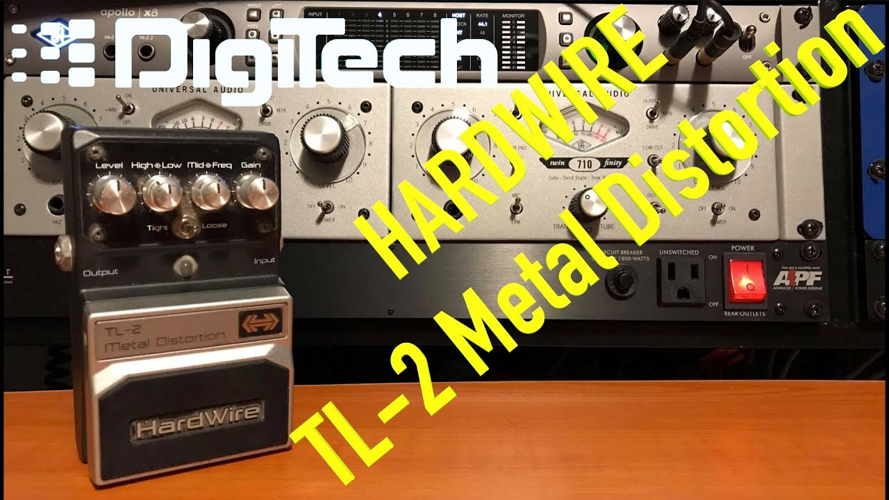 Digitech Hardwire TL-2 Metal Distortion - YouTube