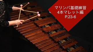 マリンバ基礎練習 4本マレット 海野茜 - YouTube