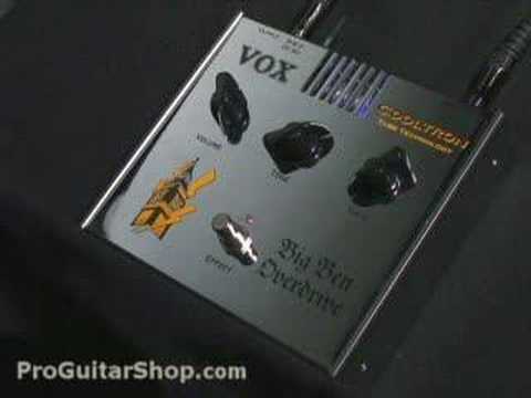 Vox Big Ben Overdrive Pedal - YouTube