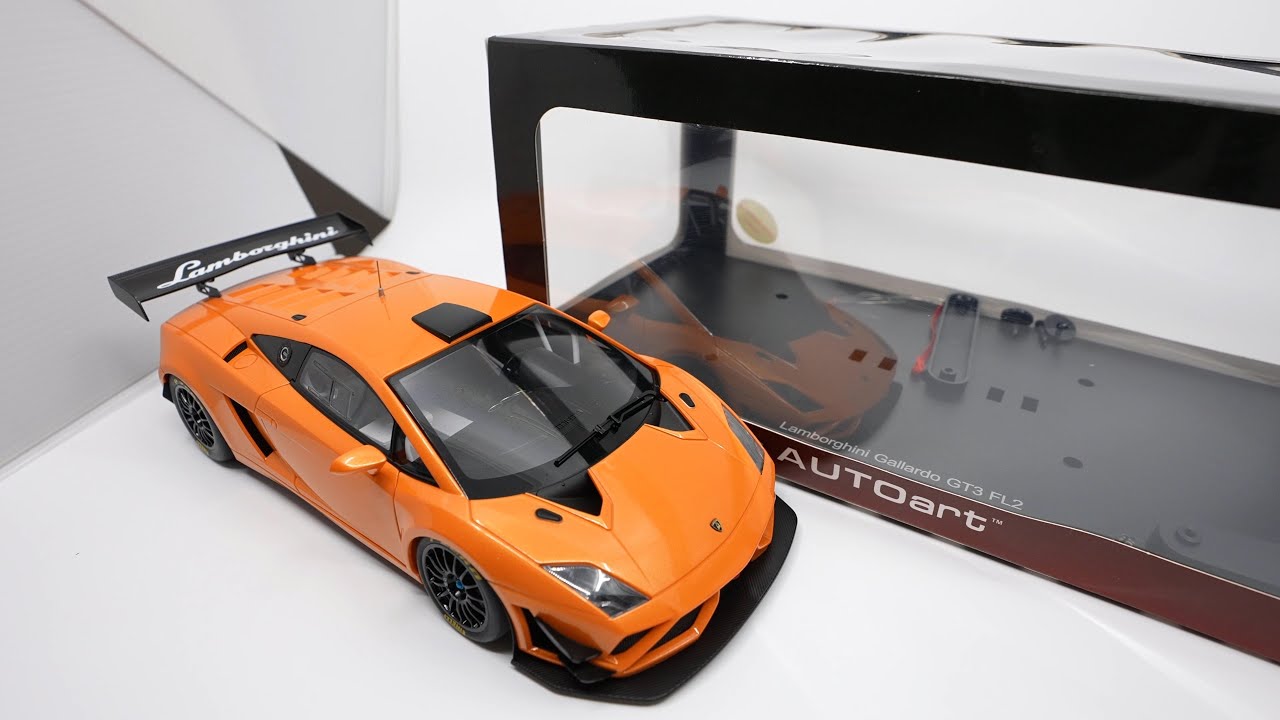 AUTOart 2013 Lamborghini Gallardo GT3 FL2 1/18 Unboxing & First