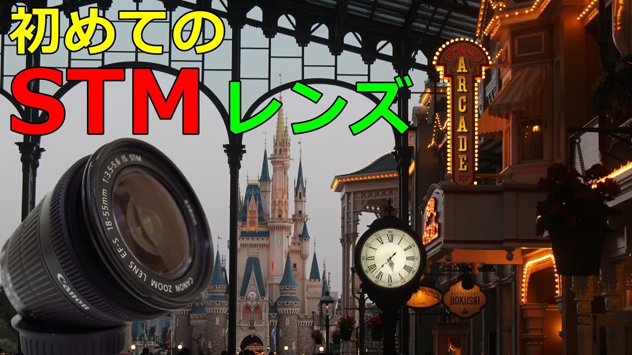 ジャンク】1100円 初めてのSTMレンズ CANON EF-S18-55mm F3.5-5.6 IS