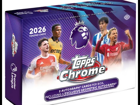 BGB1759 BGB1760 ケース開封 サッカー 2026 TOPPS PREMIER LEAGUE