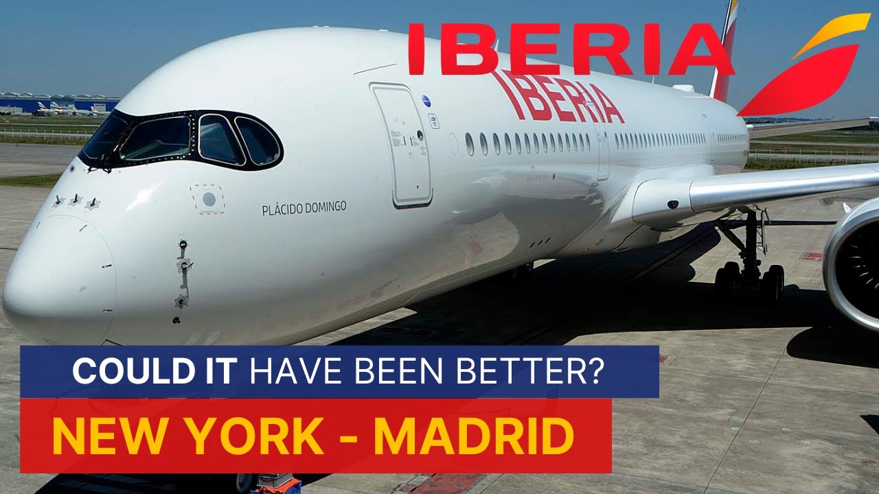 Experience Iberia's Airbus A350-900: Economy Class Journey! - YouTube