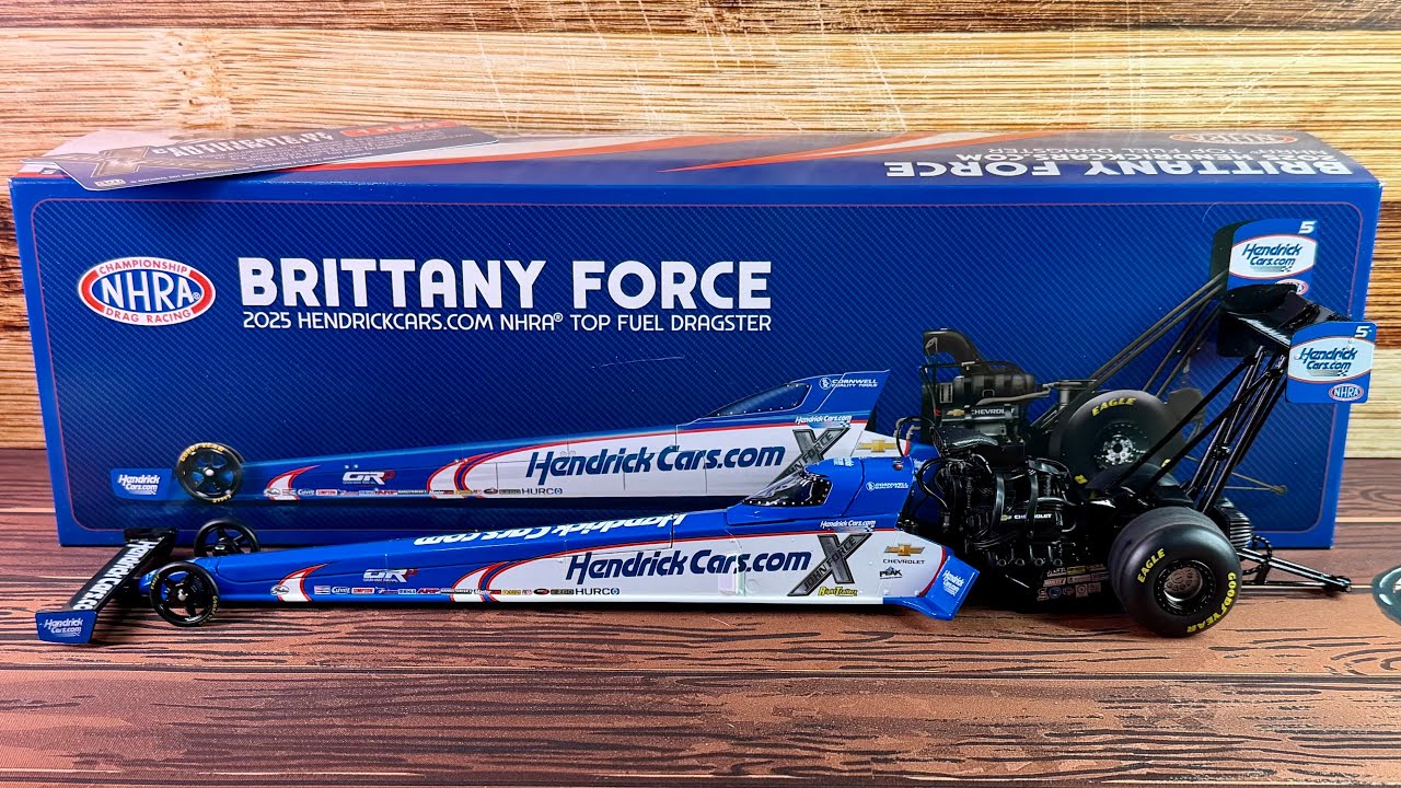 REVIEW: Brittany Force 2025 Hendrickcars 1:24 NHRA Top Fuel