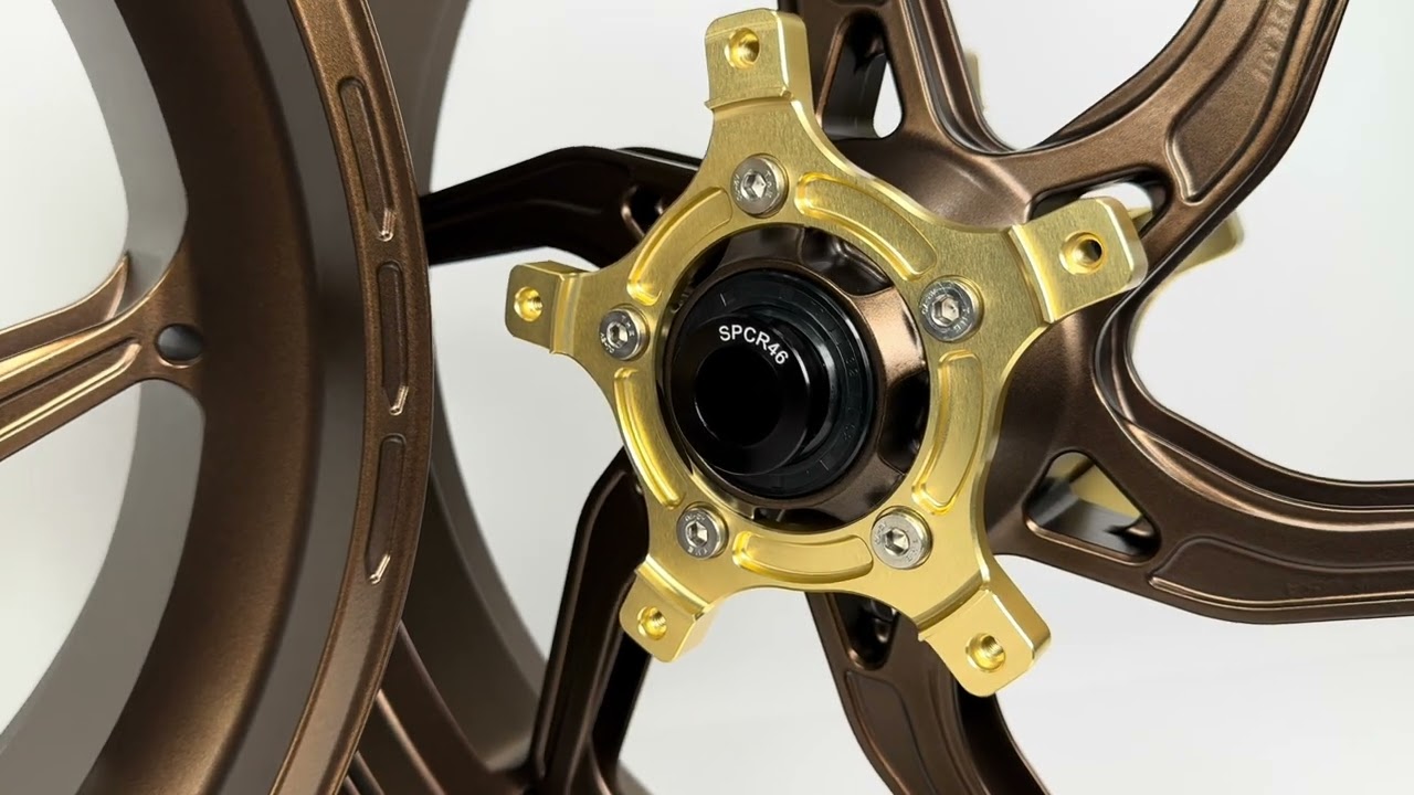 Bronze Core Moto Apex-6 Lightest forged motorcycle wheels for ZX14
