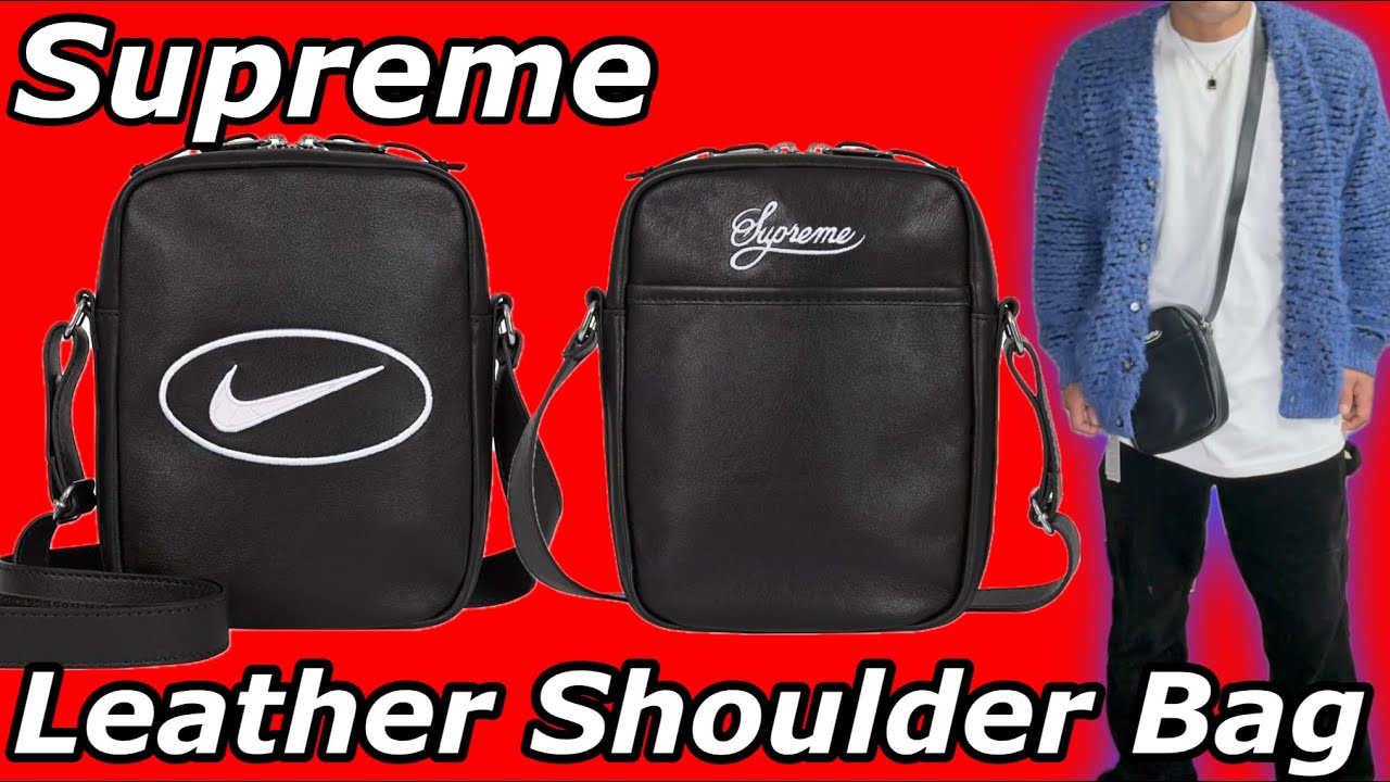 Supreme] 25ss week 4 Leather Shoulder Bag Review‼️ - YouTube