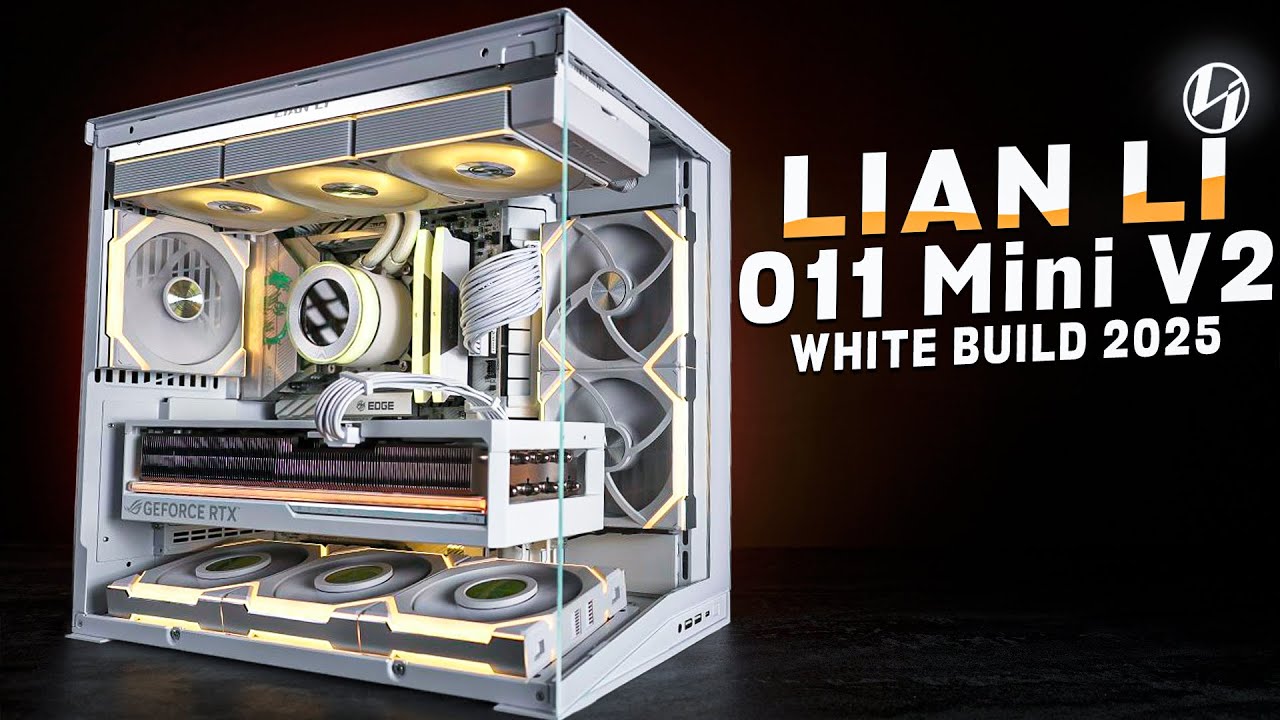 Ultimate White PC Build 2025 | Lian Li O11 Mini V2 + RTX 5080 +