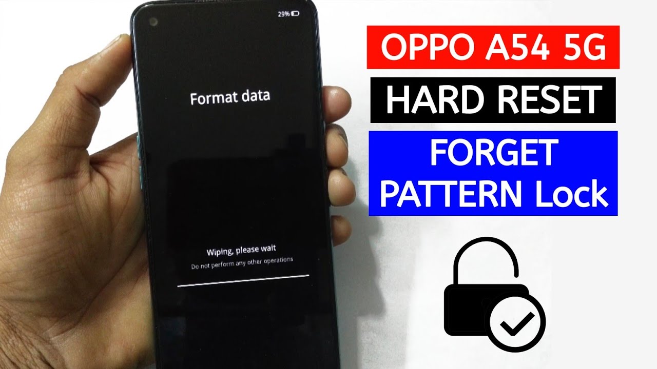 How to Hard Reset OPPO A54 5G ? | A54 5G factory reset. - YouTube