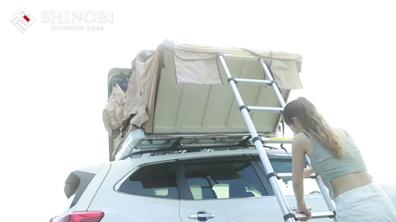 SHINOBIルーフテント - YouTube