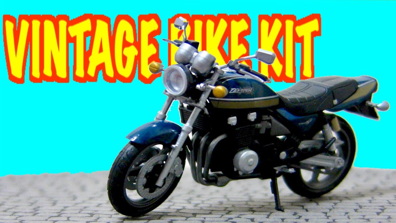 ヴィンテージバイクキット Vol.3 カワサキゼファーχ を組み立て