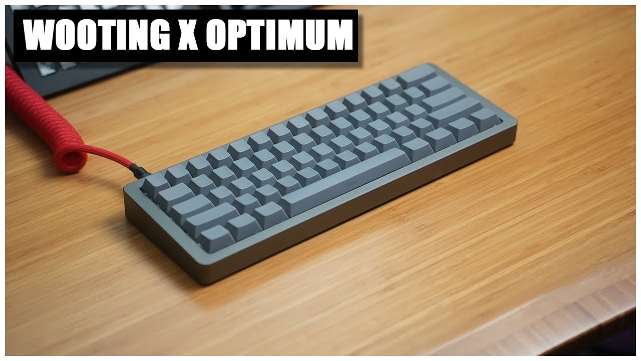 Optimum x Wooting Keyboard Unboxing and Review - YouTube