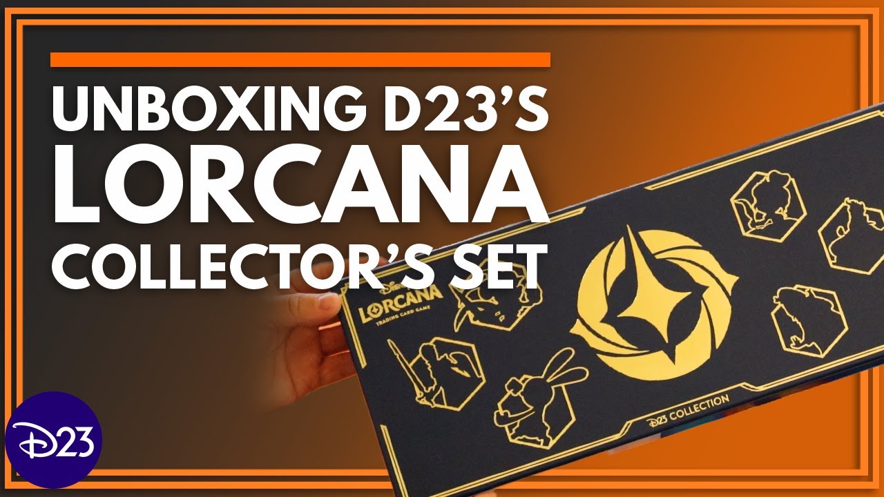 Unboxing D23's Legendary Lorcana Collector's Set - YouTube