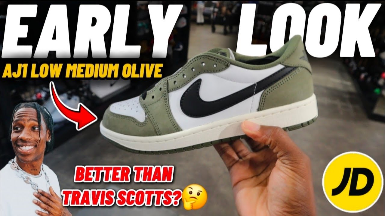 Nike Jordan 1 Low OG “Medium Olive” Review & Unboxing! 🔥 Early