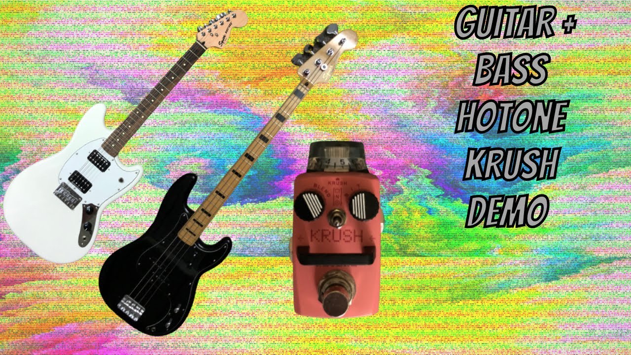 Hotone KRUSH Bitcrusher/Sample Rate Reducer Effect Pedal Demo