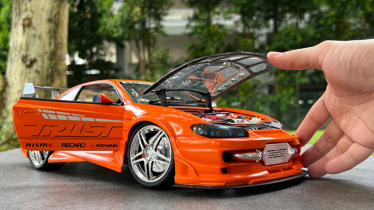 Nissan Silvia S-15 | 1:12 Diecast Car Model Unboxing - YouTube