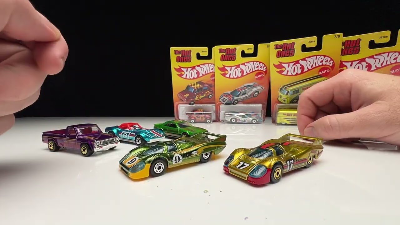 2025 Hot Wheels Hot Ones Series 2 – Full Set Unboxed! Spectraflame