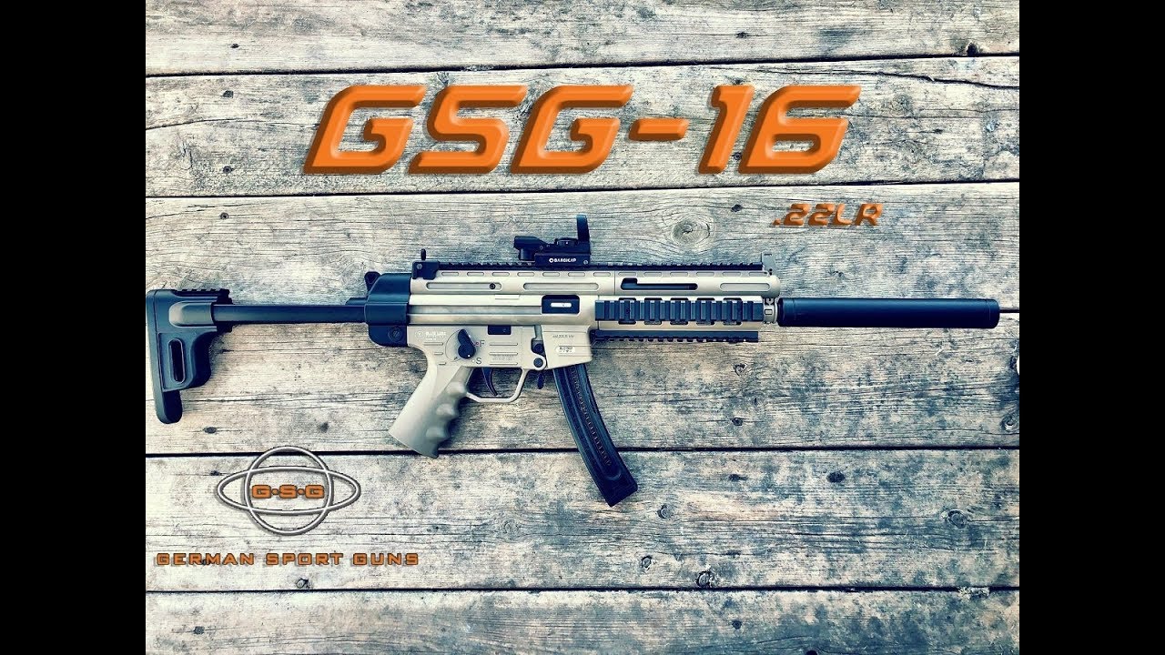 Review : GSG-16 (MP5 Clone in .22LR) - YouTube