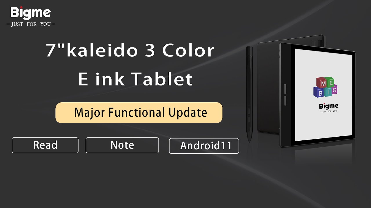Bigme 7 '' B751C 最安 kaleido 3 カラー Eink メモ帳、無料ケースと