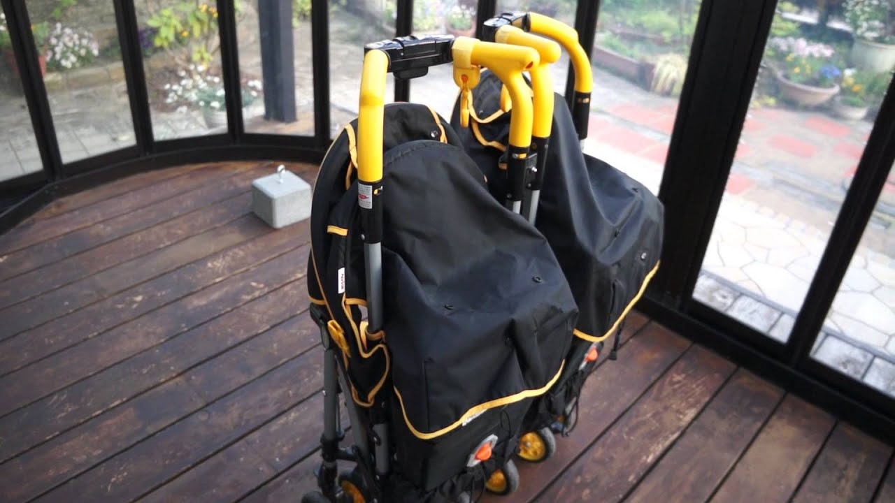 Aprica双子用ベビーカー ネルッコベッド ツインズ サーモ - YouTube