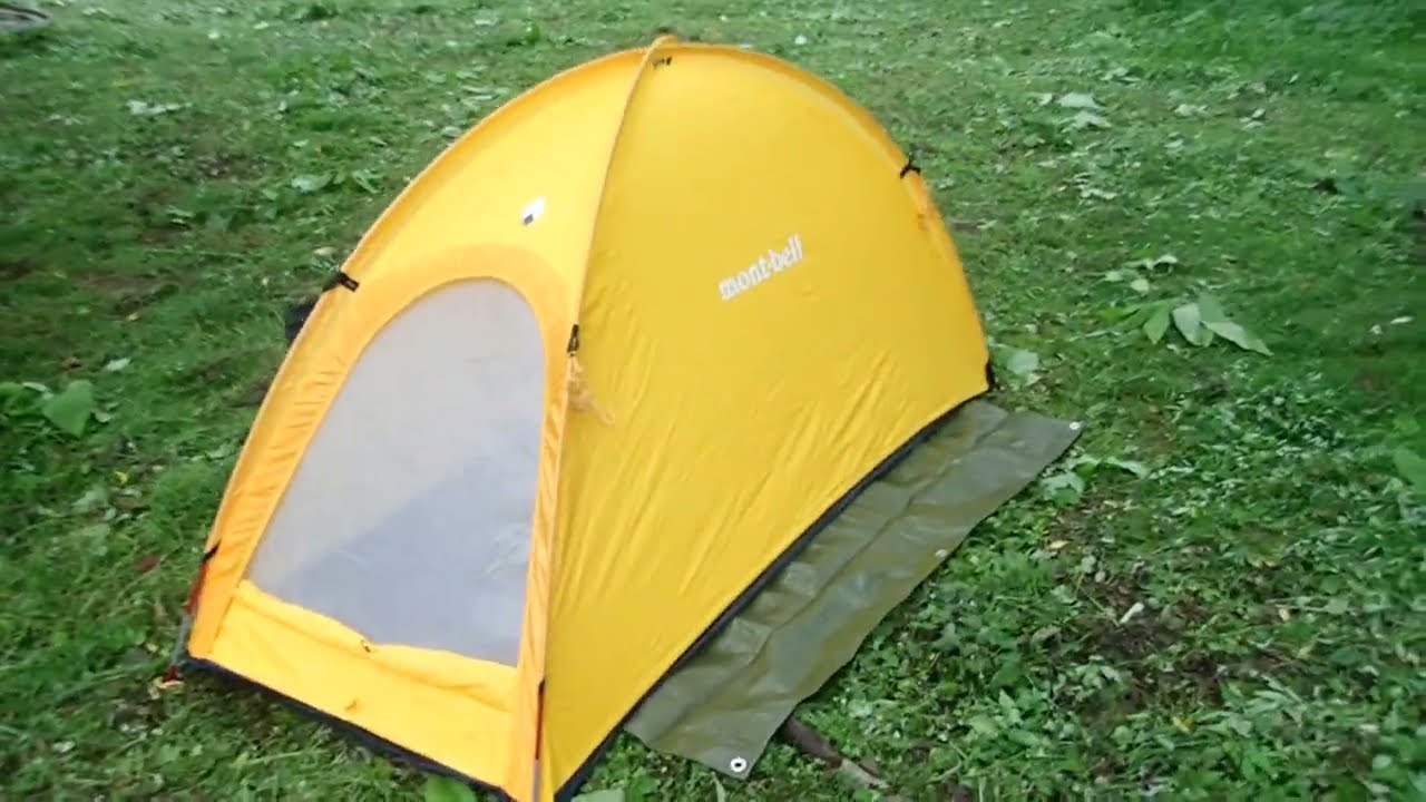 モンベル マイティドーム1 サイズ感 - YouTube