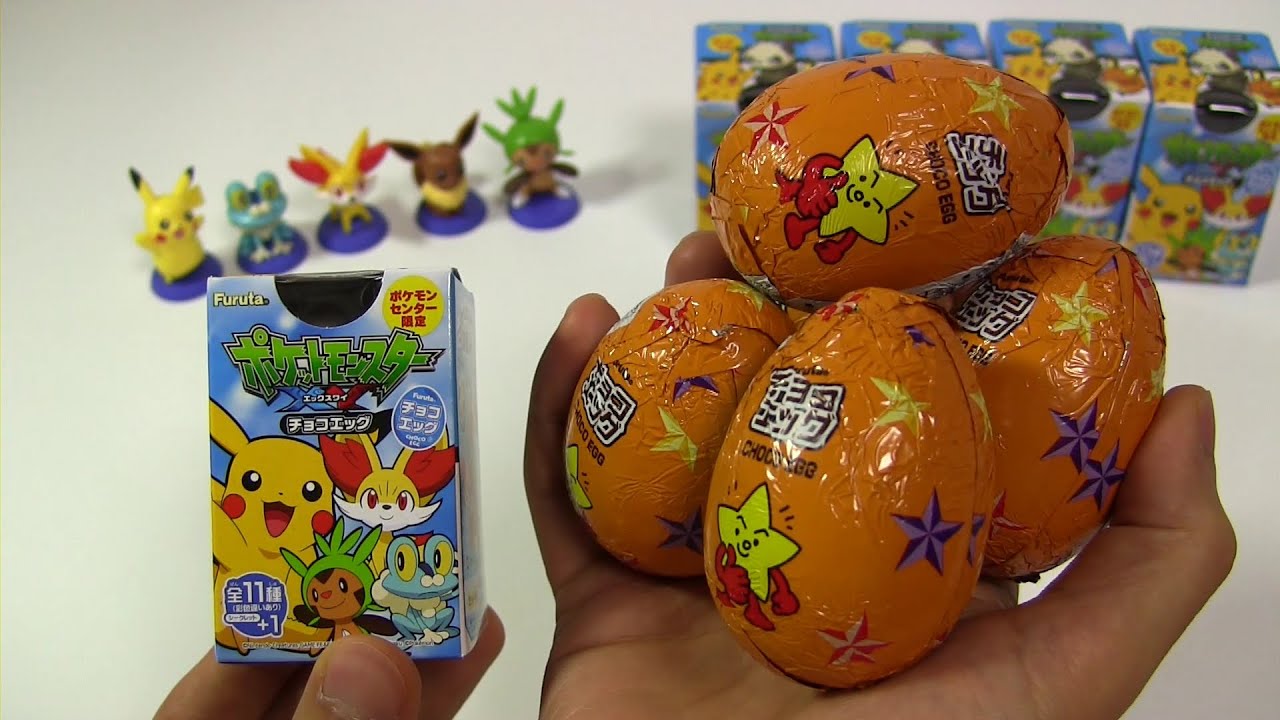 Japanese Candy & Snacks #213 Pokemon XY Surprise Egg - YouTube