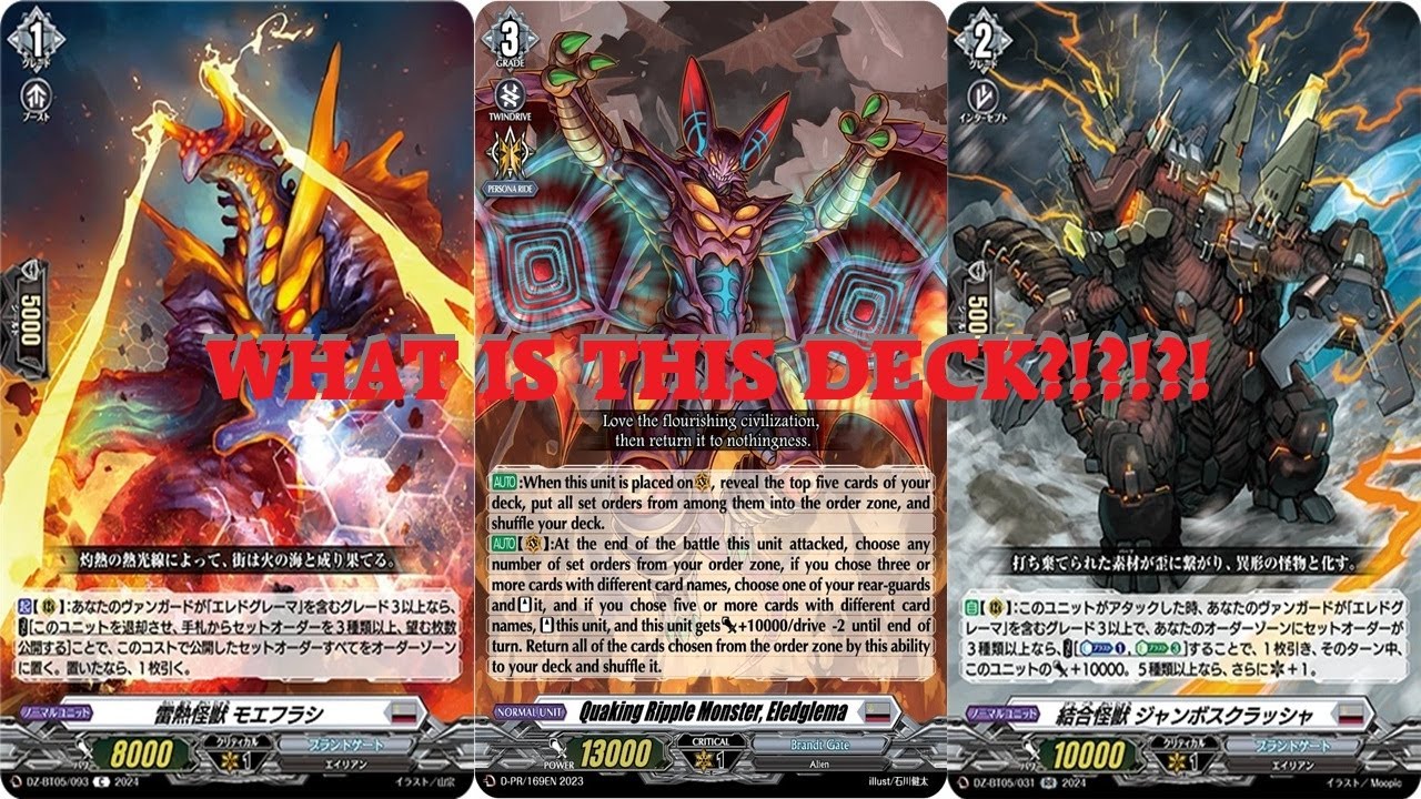 THIS DECK IS BONKERS!!!! - CARDFIGHT VANGUARD - ELEDGLEMA DECK