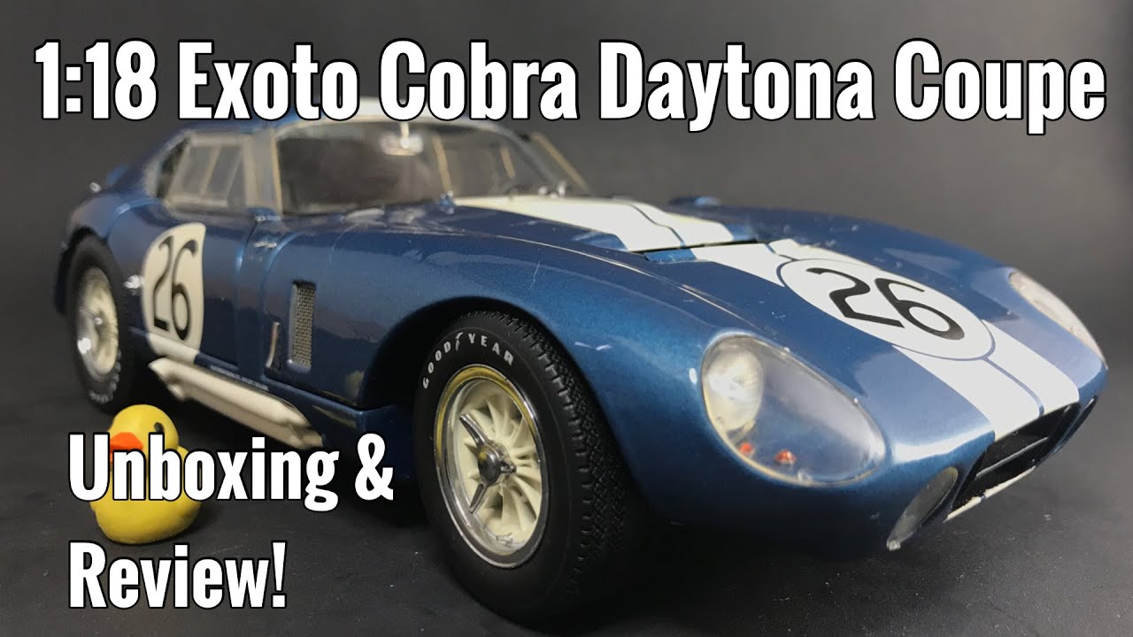 1:18 Exoto Cobra Daytona Coupe Unboxing and Review! - YouTube