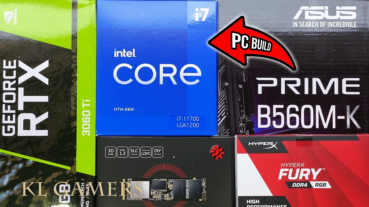 intel Core i7 11700 ASUS PRIME B560M-K GAINWARD RTX 3060Ti LHR