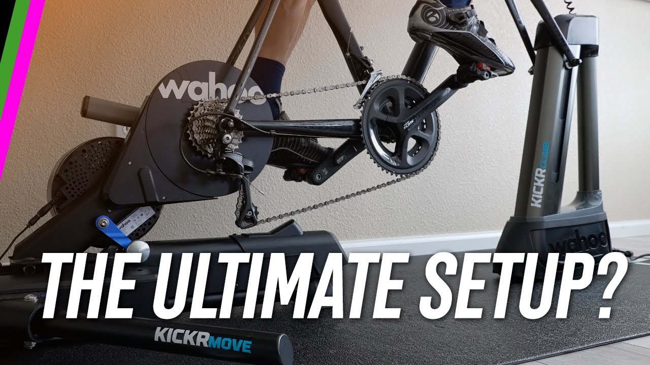 Wahoo KICKR MOVE + KICKR CLIMB // The Ultimate Pain Cave Setup