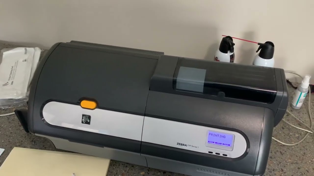 Zebra ZXP Series 7 Dual Sided ID Card Printer Package Z72